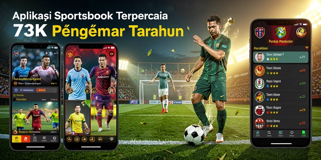 Screenshot gameplay 73K dengan tampilan taruhan olahraga yang menarik.