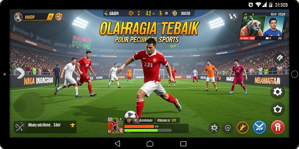 Screenshot yang menunjukkan aksi seru dalam game olahraga 88IDR.