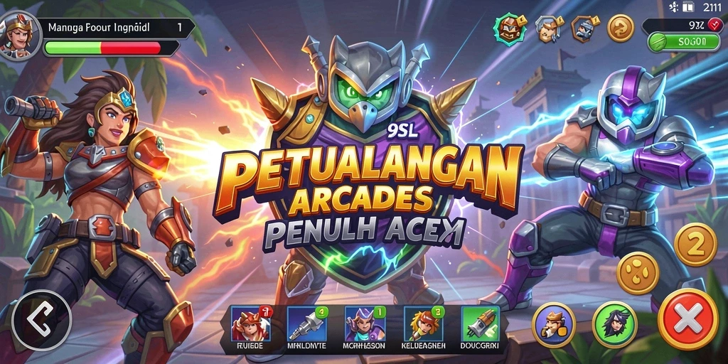 Tangkapan layar 9SL menampilkan gameplay yang seru dan dinamis.