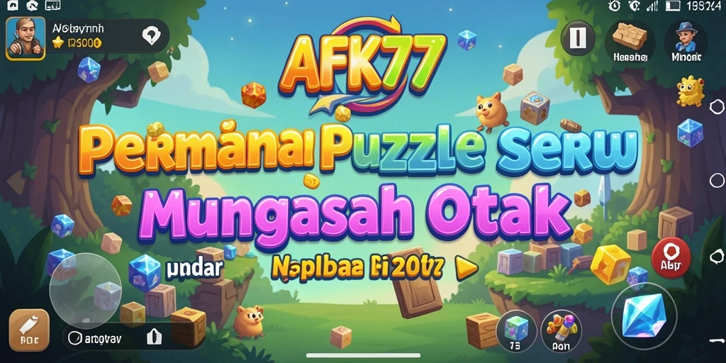 Gameplay seru AFK77 yang menampilkan tantangan Puzzle menarik.