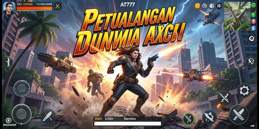 Tampilan screenshot AT777 menunjukkan aksi mendebarkan dalam permainan.