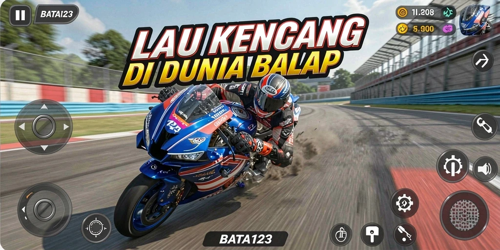 Tampilan luar biasa saat balapan di BATA123.
