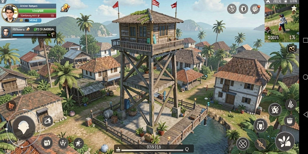Tampilan gameplay D73 yang menegangkan dalam genre Tower Defense.