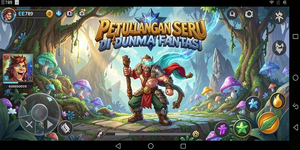 Screenshot gameplay EE789 menampilkan aksi petualangan yang mendebarkan.