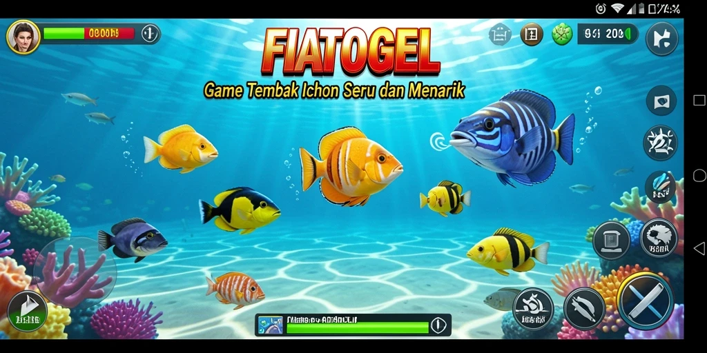 Tampilan gameplay menarik dari FIATOGEL yang penuh tantangan.