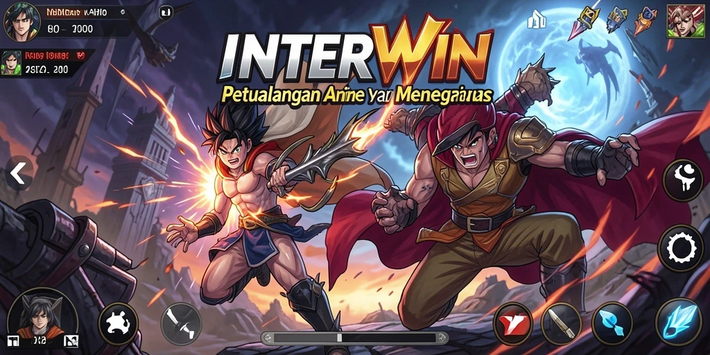 Tampilan menarik dari gameplay INTERWIN yang seru dan penuh warna.
