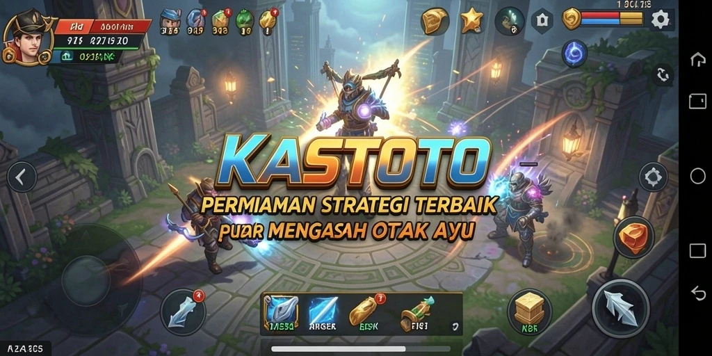 Tampilan gameplay KASTOTO yang menarik dan penuh strategi.
