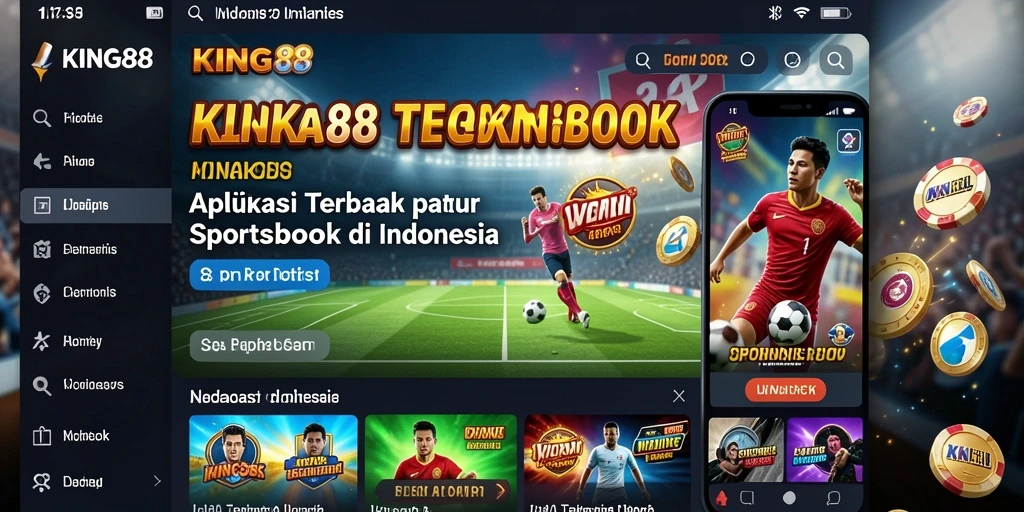 Tampilan gameplay Sportsbook yang seru dan interaktif di KING88.