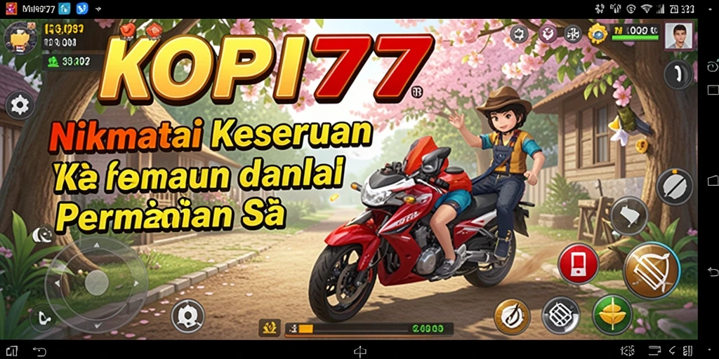 Tampilan gameplay KOPI77 yang seru dan mengasyikkan.