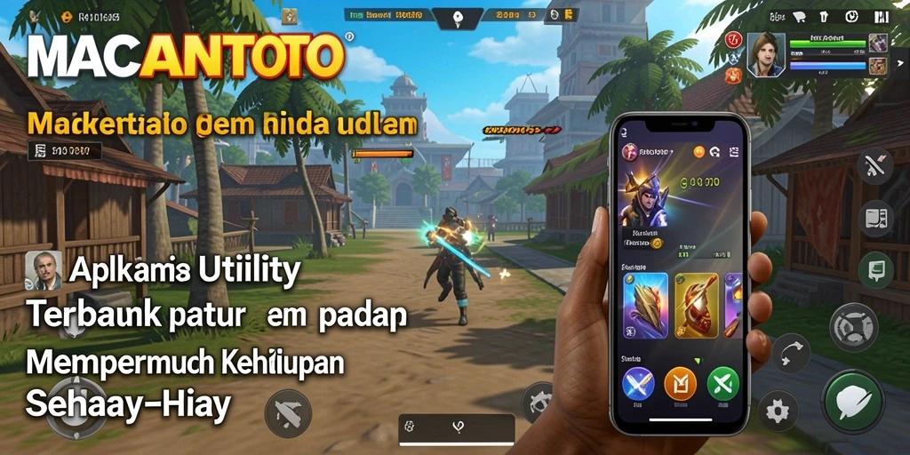 Tampilan aplikasi MACANTOTO yang menampilkan fitur fungsionalitas.