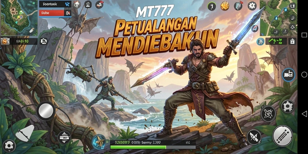 Tampilan gameplay seru MT777 dengan aksi mendebarkan.