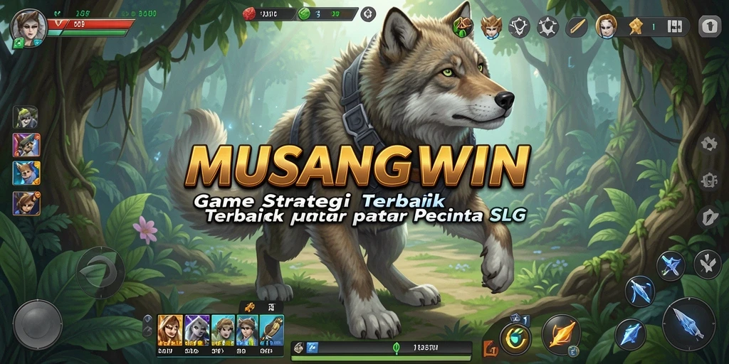 Tangkapan layar menampilkan pertempuran seru dalam MUSANGWIN.