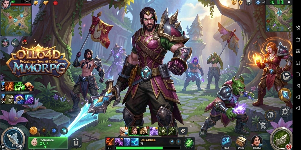 Tampilan gameplay menakjubkan dalam dunia <strong>OLLO4D</strong> dengan aksi seru.