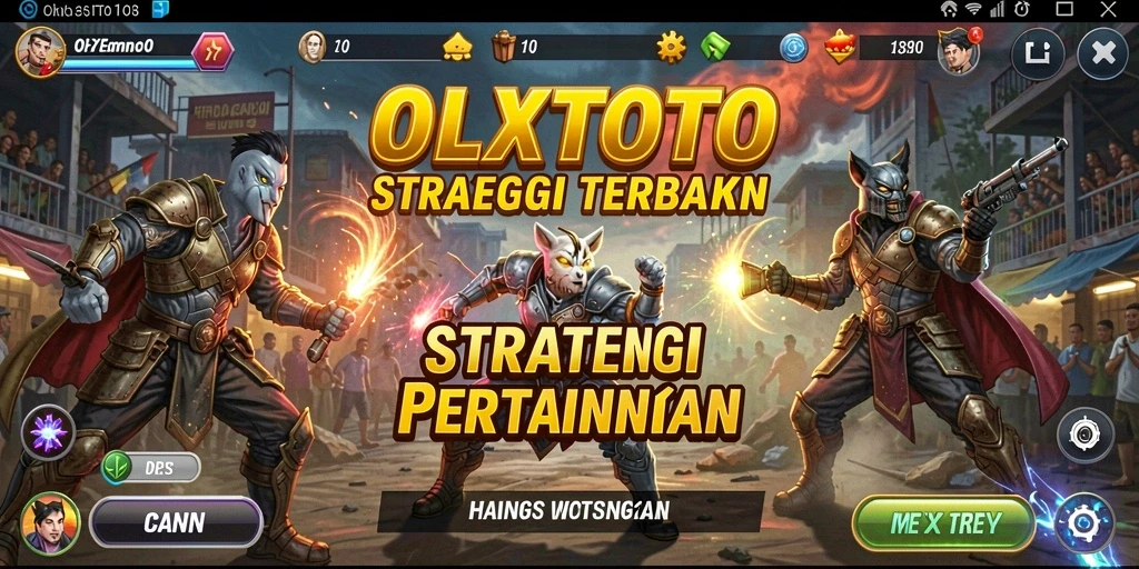 Tangkapan layar gameplay OLXTOTO yang menunjukkan pertempuran strategis mendebarkan.