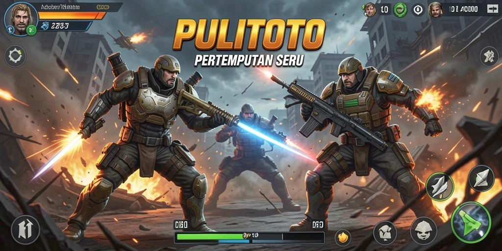 Gameplay PULITOTO yang penuh aksi dan intens.