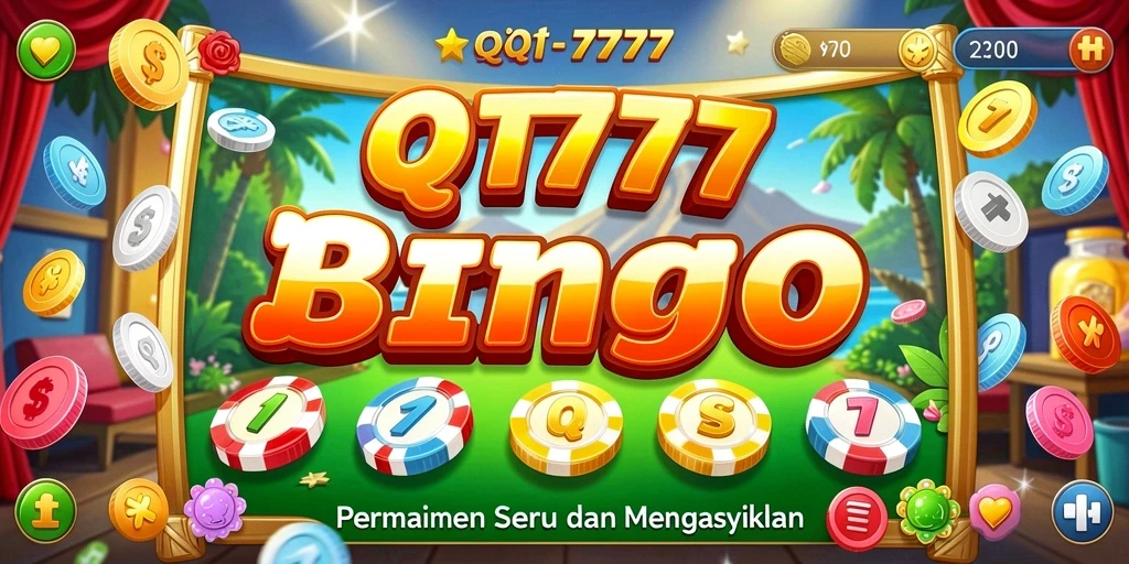 Tampilan gameplay Bingo yang mengasyikkan dan penuh warna.