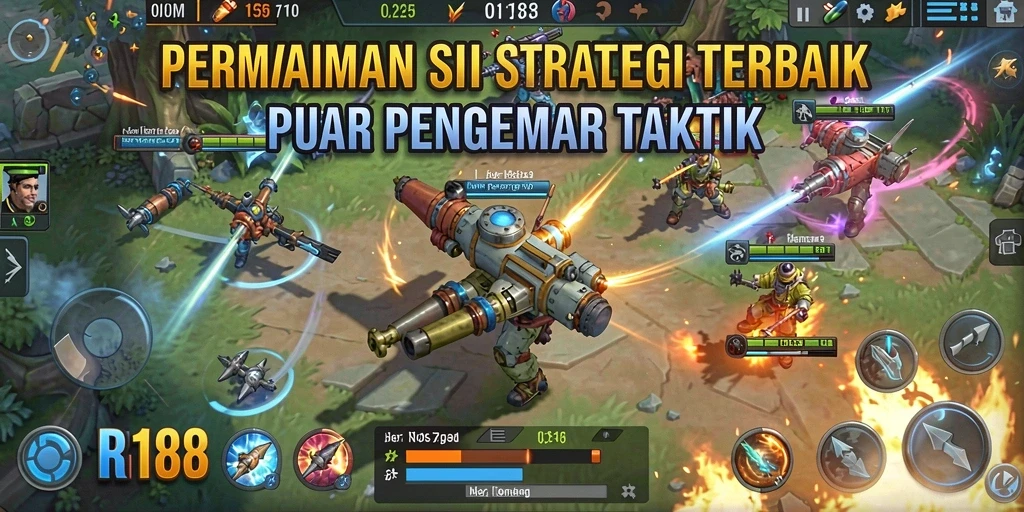 Tampilan gameplay RI188 yang mendebarkan dan strategis.