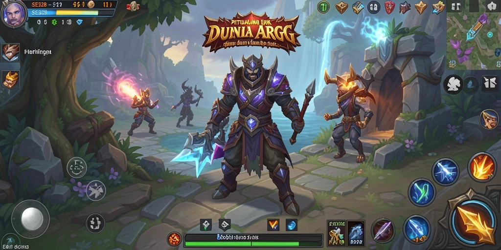 Tampilan seru dari gameplay ARPG SE328 dengan pertarungan mendebarkan.