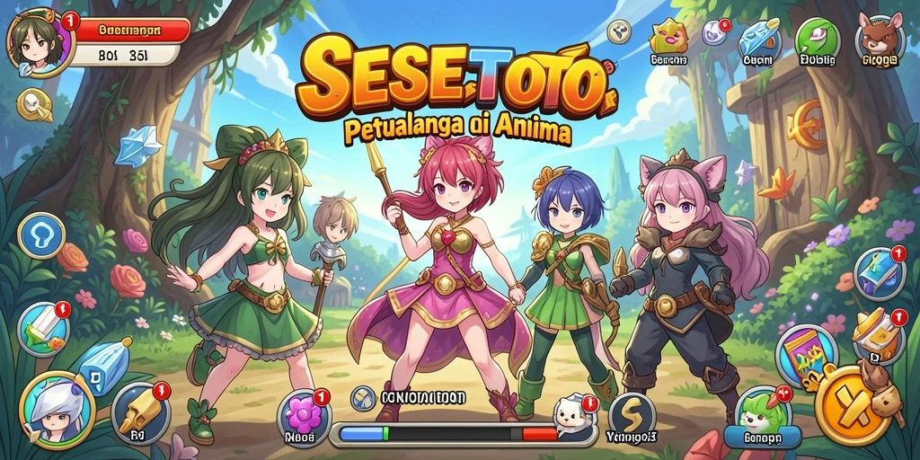 Tampilan gameplay SESETOTO yang menakjubkan dan menarik.