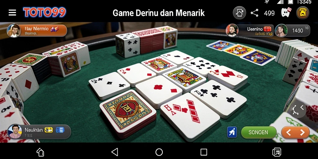 Gameplay seru dan interaktif TOTO99 di ponsel.