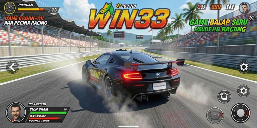 Gameplay balap yang seru dan penuh aksi di WIN33.