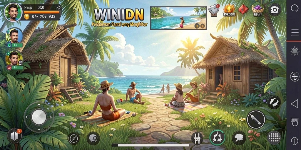 Screenshot utama WINIDN menampilkan gameplay yang menyenangkan dan interaktif.